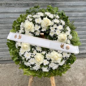 Corona Floral Grande + Cinta