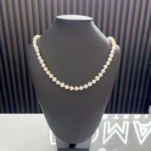 Collar Hilado de Plata 925 y Perlas  - 45 cms